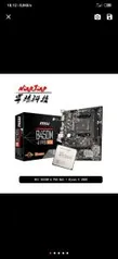 Ryzen 5 2600 + B450m pro max - R$1007