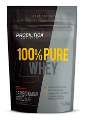 100% Pure Whey Concentrado - 1,8kg - Probiótica 