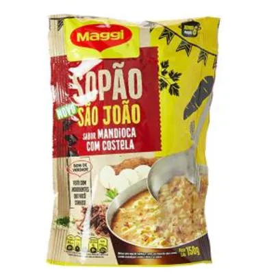 Maggi Sopao Mandioca 150g ( Mínimo 3) | R$3,20