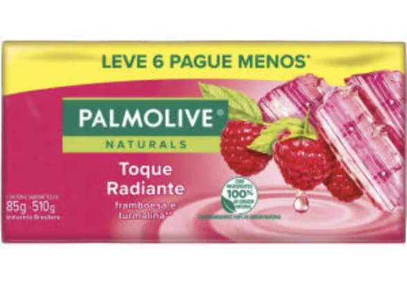 [PRIME] Sabonete em Barra Palmolive Naturals 85g - Leve 6 Pague 5 | R$6