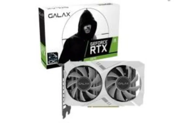 Placa de Vídeo Galax NVIDIA GeForce RTX 2070 White Mini (1-Click OC) 8GB, GDDR6 | R$2269
