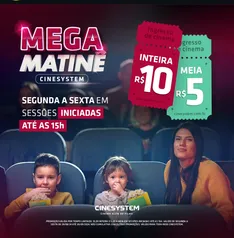 Ingressos de Cinemas a R$10 Inteira, R$5 Meia no site Ingresso.com