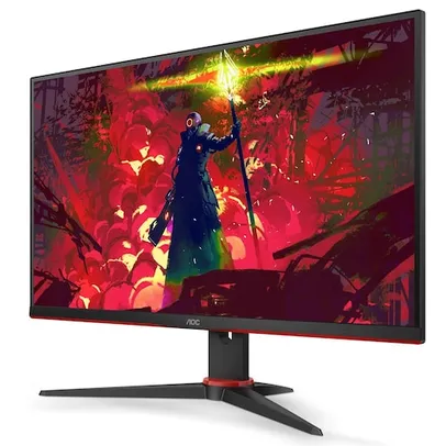 Monitor Gamer LED 23.8" Full HD AOC Speed 24G2HE5 IPS, 1ms, 75 Hz, Adaptive Sync, Game Mode, Shadow 