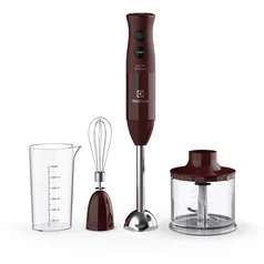 Mixer 3 em 1 Electrolux Vermelho Escuro 600W Haste em Inox e Tecnologia TruFlow (EIB21) - 127V