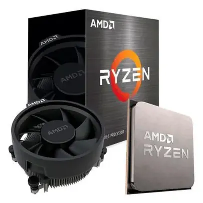 Saindo por R$ 599,99: Processador AMD Ryzen 5 5500, 3.6GHz, Cache 16MB, Hexa Core, 12 Threads, AM4 - 100-100000457BOX | Pelando