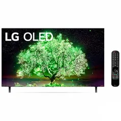 Smart TV 4K LG oled 55 com Inteligência Artificial ThinQ ai, Google Alexa e Wi-Fi - OLED55A1PSA