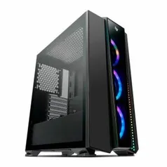 Gabinete Gamer Pichau Frillback X RGB Lateral Vidro, PGF-X01 | R$ 305