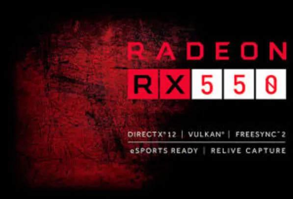 RX 550 4 GB Red Dragon PowerColor