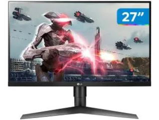 Monitor Gamer LG 27GL650F-B.AWZ 27” LED IPS - Widescreen Full HD HDR10 HDM 144hz e 1ms- R$1804