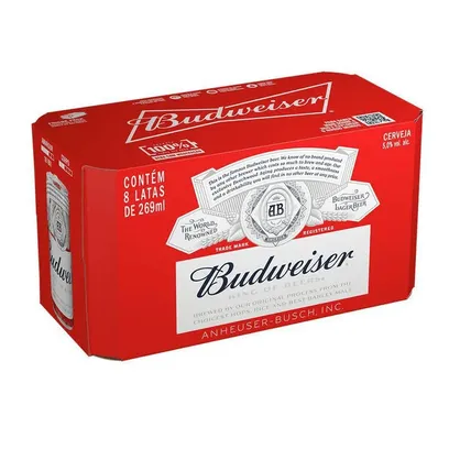 Product photo Cerveja Budweiser 269 Ml Lata