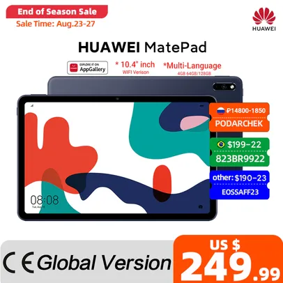 Tablet Huawei Matepad 10.4" 4GB+128GB 