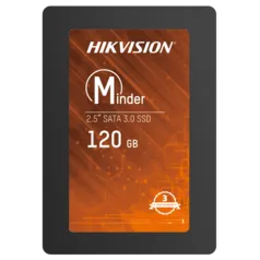 SSD Hikvision Minder, 120GB, Sata III, Leitura 460MBs e Gravação 360MBs, HS-SSD-Minder(S)/120G