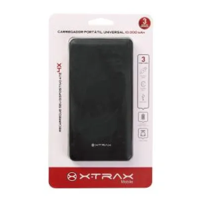 Carregador Portátil X10 Xtrax 10.000mAh