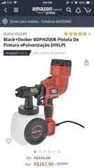 [PRIME] Black+Decker BDPH200B Pistola De Pintura ePulverização