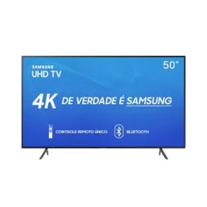 Smart TV LED 50" Samsung RU7100 UN50RU7100GXZD Ultra HD 4K
