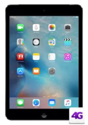 iPad Mini 2 16GB - 4G Cinza Espacial por R$ 999