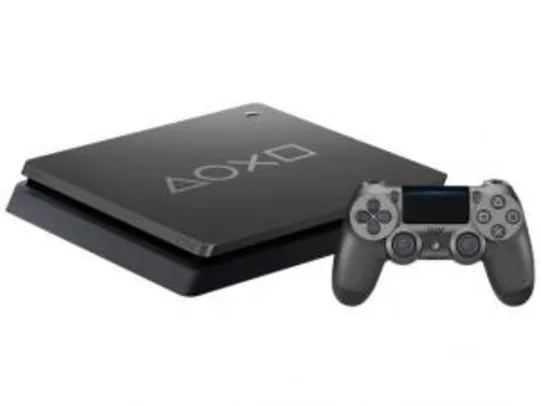 Playstation 4 1TB 1 Controle Sony Edição Limitada - Days of Play - R$1699
