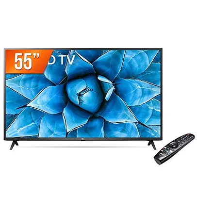 Smart TV LED 55" 4K UHD LG 55UN731C, 3 HDMI, 2 USB, Wi-Fi, Assistente Virtual e Bluetooth | R$ 2399