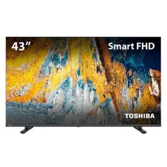 Smart Tela DLED 43'' Full HD Toshiba 43V35KB VIDAA 2 HDMI 2 USB Wi-Fi - TB008