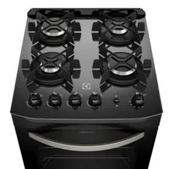 [R$849 com Cartão Visa + Vai de Visa] Fogão Electrolux 4 Bocas 52LPV com Mesa de Vidro - Preto | R$ 899