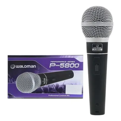 Microfone Cardioide Performance P-5800 Waldman