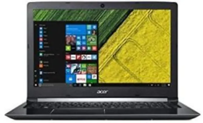 Notebook Acer Aspire 5, A515-51G-72DB, Intel Core i7 7500U, 8GB RAM, HD 1TB 128, 128, NVIDIA GeForce 940MX 2GB, tela 15.6", Windows 10