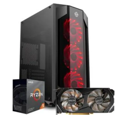 Computador Pichau Gamer Valorant Sage, Ryzen 5 3500X, GeForce GTX 1660 6GB OC, 8GB DDR4, HD 1Tb, 500w, Mortar