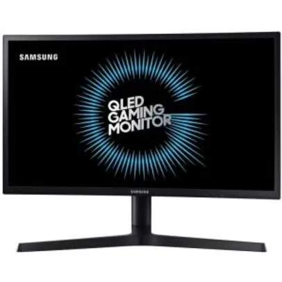 Monitor Gamer Curvo Samsung Odyssey 24" QLED LC24FG73FQLXZD HDMI Display Port 1ms 144hz Free Sync | R$ 1709