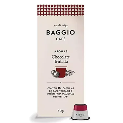 (2 unid-Recorrência) Cápsulas de Café Baggio Chocolate Trufado (Nespresso), com 10 cápsulas