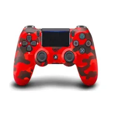 [CUPOM + AME] Joystick sem fio Sony Dualshock 4 red camouflage