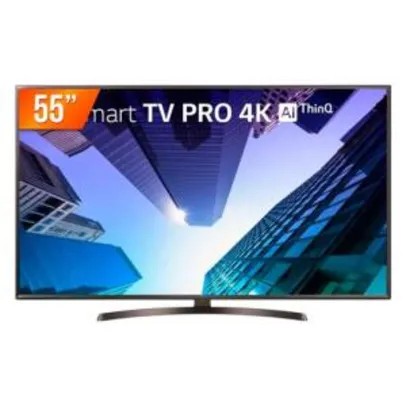 Smart TV LED 55" LG 4K 55UK631C 4 HDMI | R$2.273