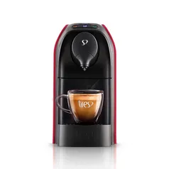 Maquina de Café Expresso Três Corações Passione Vermelha - 127v