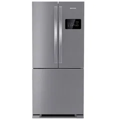 Geladeira Bro85ak Brastemp Frost Free Side Inverse 3 Portas A+++ 554 litros cor Inox 