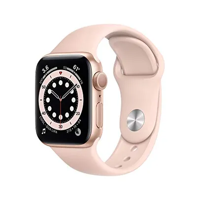 Apple Watch Serie 6 40mm GPS/Caixa de Alumínio Dourado com Pulseira Esportiva Rose