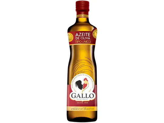 [ R$13 MAGALU PAY + CLUBE OURO] Azeite de Oliva Gallo Tipo Único 500ml - 4 unid | R$16