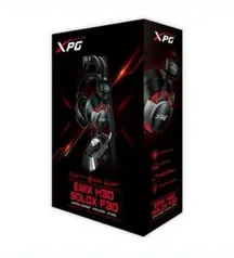 Headset Gamer XPG Solox F30, 7.1 Som Surround, Drivers 53mm, com Base EMIX H30 - SOLOX F30+EMIX H30