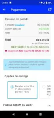 Smartphone Samsung Galaxy Note 10 256GB AME + CUPOM| R$ 2852,11