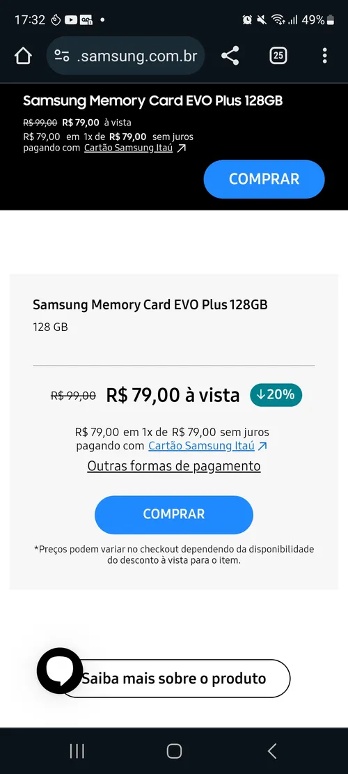 Imagen na descrição da promoção