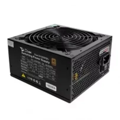 Fonte Duex 500FSE+, 500W, 80 Plus Bronze, PFC Ativo, DX 500FSE+