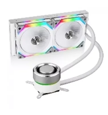 Water Cooler Lian Li Galahad AIO, UNI FAN SL120, RGB 240mm, Intel-AMD, White, Compatível Com LGA 1700, GA-240SLA