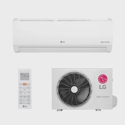 Ar Condicionado Split Hw Dual Inverter Voice LG 9000 BTUs Frio 220v Monofasico S4NQ09WA51C. EB2GAMZ