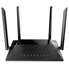 Roteador Wireless D-Link Gigabit-Ethernet AC 1200Mbps, Dual Band, 4 Antenas - DIR-842