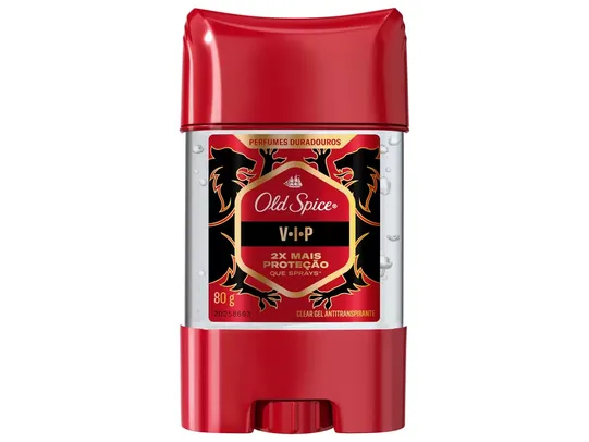 Desodorante Gel Antitranspirante Old Spice VIP 72 Horas 80g