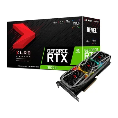 Placa de Video PNY GeForce RTX 3070 Ti XLR8 Gaming Epic-X RGB, 8GB, GDDR6X, 256-bit, VCG3070T8TFXPPB