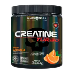 Creatina em Pó Black Skull Creatine Turbo Laranja 300g