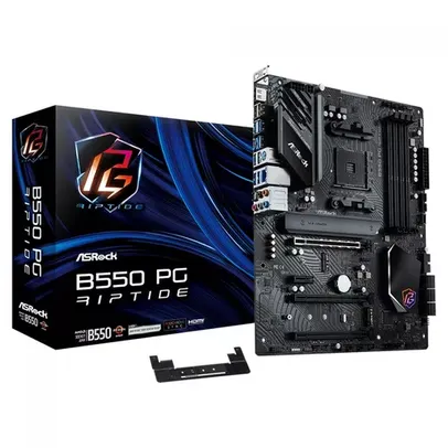 Placa Mãe ASRock B550 PG RIPTIDE, Chipset B550, AMD AM4, ATX, DDR4