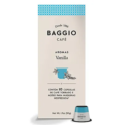 [ Rec/L3P2 ]Baggio Café Cápsulas De Café Aroma Vanilla Compatível Com Nespresso Contém 10 Cápsulas