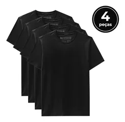 Kit 4 Camisetas Masculino - Basicamente By Malwee | R$50