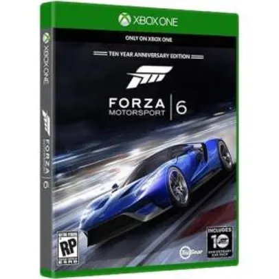 [Americanas] Game Forza Motorsport 6 - Xbox One por R$ 105