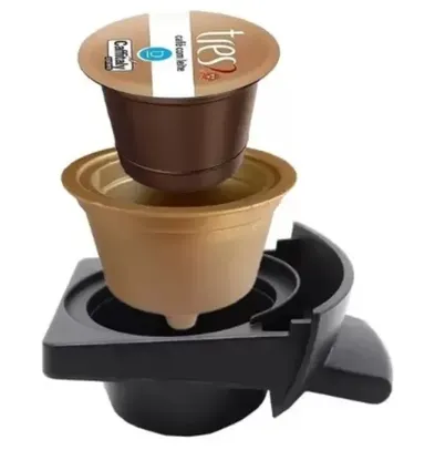 Adaptador Capsulas 3 Corações Para Maquina Dolce gusto DOURADO